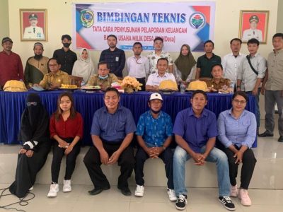 Wabup Parimo Buka Bimtek Penyusunan Laporan Keuangan BUMDes