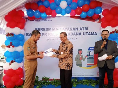 ATM BPR Palu Lokadana Utama Cabang Parimo Resmi Beroperasi