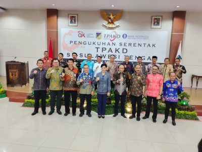 Pemprov Kukuhkan TPKAD se-Kabupaten/Kota di Sulteng, Ini Tujuannya