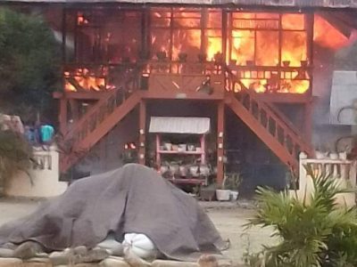 Rumah Panggung di Santigi – Ongka Malino Sore Tadi Dilalap Sijago Merah