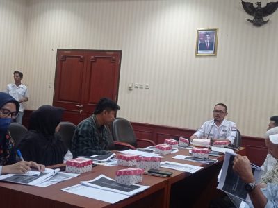 Sekda Zulfinasran Pimpin Rakor Kesesuaian Kegiatan Pemanfaatan Ruang Secara Daring Maupun Luring