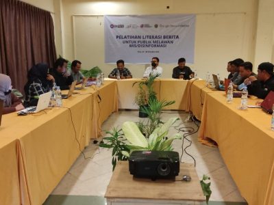 Perangi Hoaks, AMSI Sulteng Gelar Pelatihan Literasi Berita di Palu