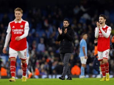 Arsenal Disingkirkan Manchester Ciy dari Piala FA 2022-2023, Mikel Arteta Kecewa Berat