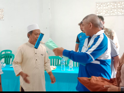 Bupati Samsurizal Bantu Alat Gateball di Ponpes Tahfidz Al-Qur’an