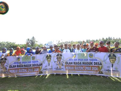 Bupati Parimo Membuka Turnamen Sepakbola Anak Usia Dini