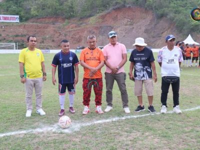 Ketua Asprov PSSI Sulteng Launching Liga 3 Zona Sulteng di Stadium GST