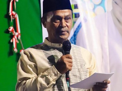 Ratusan Masyarakat Desa Kayu agung antusias hadir di peringatan isra Mi’Raj ‘Asisten II Ir. Lewis bacakan Sambutan Bupati