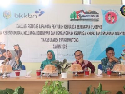 BKKBN gelar Evaluasi PLKB/PKB, Program kependudukan, Keluarga Berencana dan pembangunan Keluarga (KKBPK) dan penurunan stunting di Kabupaten Parigi Moutong