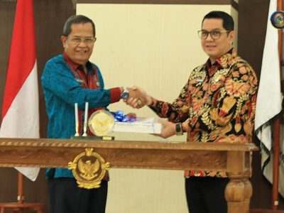 Wakil Bupati Parimo Badrun Nggai serahkan LKPD Parimo Tahun anggaran 2022 diBPK Perwakilan Provinsi Palu