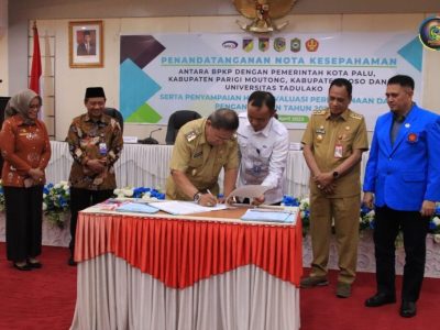 Pemda Parimo MoU bersama BPKP Sulteng terkait Pengawasan pengelolaan anggaran tahun 2023