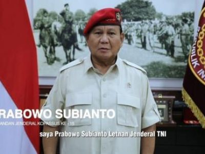 HUT ke-71 Kopassus, Prabowo: Komando! Terus Semangat dan Berani