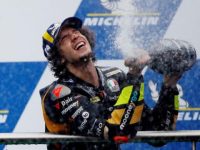 Marco Bezzecchi Berikan kemenangan Perdana Mooney VR46 di MotoGP, Uccio Salucci Akui Terharu