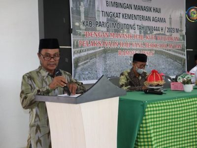 Kemenag Parigi Moutong Gelar Bimbingan Manasik Haji