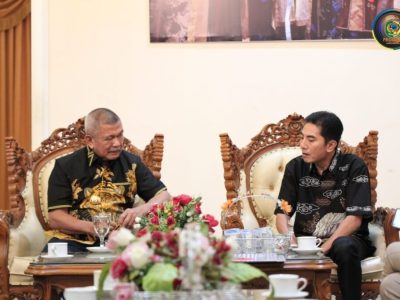 Mengangkat Potensi Daerah Parimo : Kepala LPP RRI Palu temui Bupati Parimo