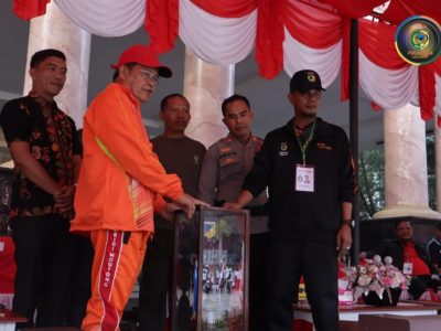 Wakil Bupati Parimo Badrun Nggai Resmi tutup Pekan Olahraga Pelajar Daerah (Popda) ke – XXI tahun 2023