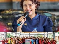 Aswini Dimple resmi memberangkatkan Kontingen Dharma Gita Parimo menuju kab.Morut