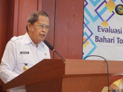 20 Peserta Perwakilan Instansi terkait diParimo ikuti FGD tentang Evaluasi Perkembangan Kawasan Trasmigrasi Bahari Tomini Raya