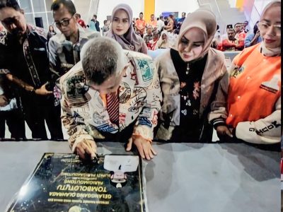 Gelanggang Olahraga Tombolotutu diResmikan Pada Moment HUT Proklamasi Kemerdekaan RI ke 78 Sekaligus diMulainya Pembukaan BK PON XXI