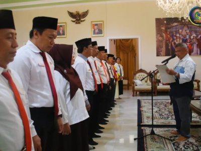 Bupati Parimo Samsurizal Rotasi 12 Pejabat Eselon II