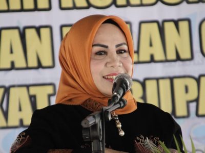 Bunda Literasi Kab. Parimo Apresiasi Dispustaka Parimo, Gelar Pencanangan Hari Kunjung Perpustakaan dan Bulan Gemar Membaca