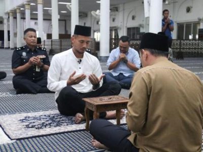 Ucap Syahadat di Masjid, Striker Bruno Suzuki Resmi Masuk Islam