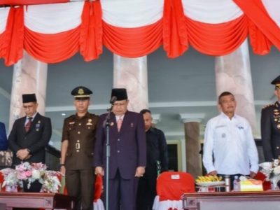 Pemkab Parimo Gelar Upacara Peringatan Hari Kesaktian Pancasila diHalaman Kantor Bupati