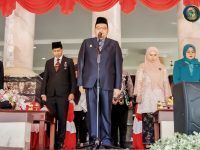 Pemkab Parimo Peringati Hari Sumpah Pemuda Ke – 95 diHalaman Kantor Bupati