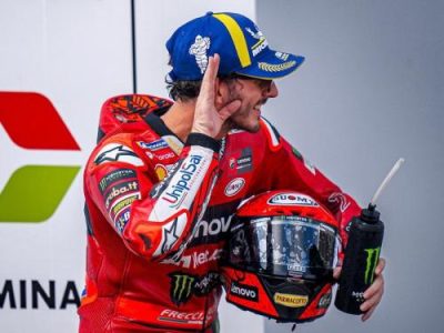 Gara-Gara Selebrasi Berlebihan, Francesco Bagnaia Kena Sentil Jorge Lorenzo