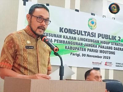 Sekda Parigi Moutong Resmi Buka Konsultasi Publik II KLHS RPJPD Tahun 2025-2045