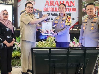 Kunjungi Polres Parigi, Kapolda Sulteng Di Sambut Langsung Pj Bupati Richard