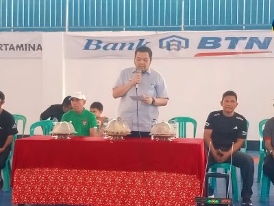 Pj Bupati membuka Kejuaraan Sepak Takraw antar klub se Kabupaten Parigi Moutong