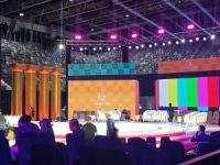 Menengok Persiapan Debat Ketiga Pilpres 2024 di Istora Senayan