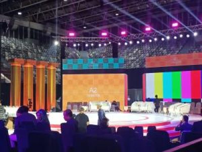 Menengok Persiapan Debat Ketiga Pilpres 2024 di Istora Senayan