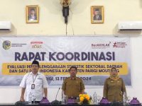 Rapat Koordinasi Evaluasi Penyelenggaraan Statistik Sektoral Daerah Dan Satu Data Indonesia Kabupaten Parigi Moutong