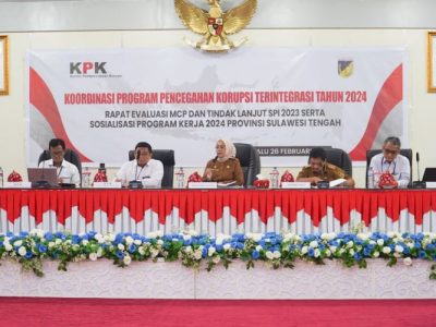 Pemprov Sulteng Gelar Evaluasi MCP dan SPI