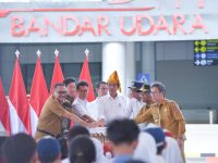 Gubernur Rusdy Mastura mendampingi Presiden Jokowi Meresmikan 4 Bandara