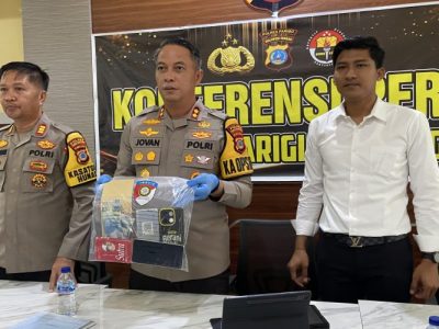 Kapolres Parigi Moutong Gelar Konferensi Pers Tindak Pidana Perdagangan Orang