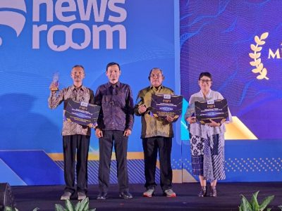 Anugerah Media Center 2024, Sulteng Raih Penghargaan Kolaborator Terbaik Pengelolaan Konten Audio Visual.