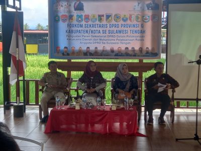 Rapat Forkom Sekretaris DPRD Provinsi dan Kabupaten/Kota se-Sulteng Jadi Sarana Berinovasi