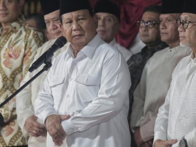 Usai Pidato Prabowo Subianto Berterima Kasih ke Presiden Jokowi di Kertanegara