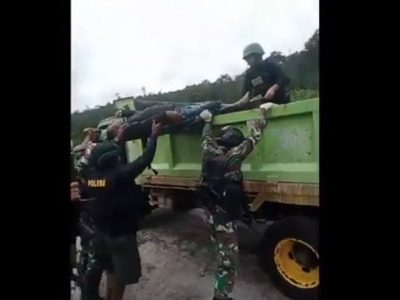 Diduga Danramil Aradide Gugur Ditembak OPM di atas Motor