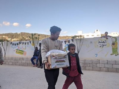 Pengungsi Palestina di Yordania Dapat Bantuan dari Mahasiswa Indonesia