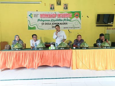 Puskesmas Parigi Barat dan Pemdes Jono Kalora Kolaborasi Gelar Workshop Integrasi Pelayanan Kesehatan Primer 2024