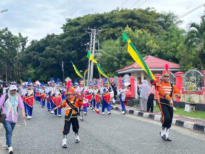 Disdikbud Parimo Gelar Lomba Drumband Dalam Rangka Memperingati Hardiknas 2024