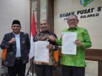 Diskominfo Santik dan BPS Sulteng Tandatangani Nota Kesepahaman, Guna Meningkatkan Kapasitas SDM di Bidang Statistik