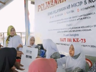 Pelayanan KB Gratis Terhadap 133 Perempuan Di Kecamatan Bolano