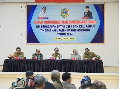 Rakor dan Bimbingan Teknis Tim Penegasan Batas Desa Dan Kelurahan Tahun 2024