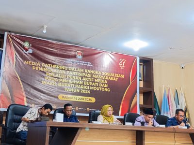 Gelar Media Gathering, KPU Parigi Moutong Mengundang 37 Perwakilan Media