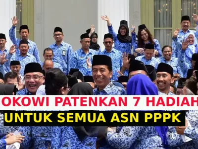 7 Hadiah PPPK Resmi Diteken Jokowi Dalam UU ASN 2023, ini Rinciannya