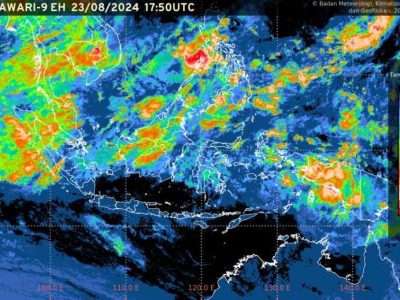 Prakiraan Cuaca Sejumlah Kota di Indonesia 24 Agustus